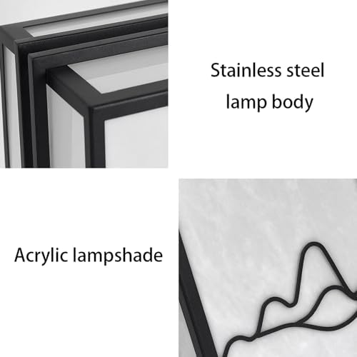Outdoor Bollard Light, LED Landscape Pathway Lamp, IP55 Exterior Lighting Fixture, Stainless Steel Frame, PMMA Light Panel, Modern Garden Walkway Patio Courtyard Park Lawn Driveway Area - Image 4