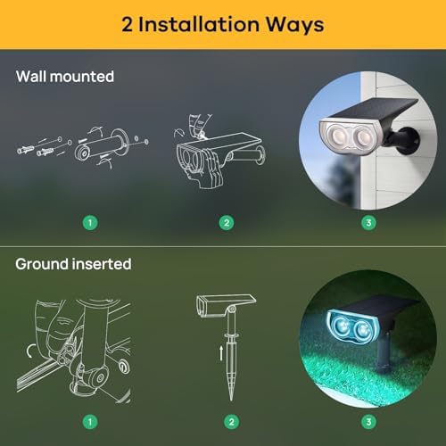 Linkind Halloween Solar Spotlights Outdoor Waterproof Multicolor 10 Pack - Image 6