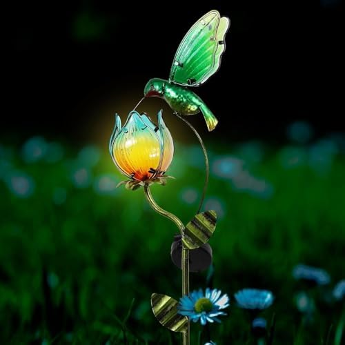 6 Pack Solar Lights (Flower & Animal Solar Light Green) by Unknown