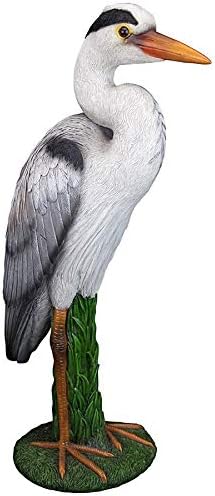 Design Toscano Gray Heron Coastal Bird Statue - Image 2