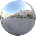 Stainless Steel Gazing Globe 225mm Mirror Polished Reflective Outdoor Decor by JOINPAYA