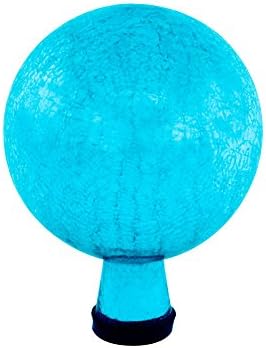 Achla Designs 6-Inch Crackle Gazing Globe Ball, Teal by ACHLADesignsHomeGarden