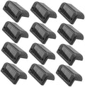 COHEALI 12pcs Solar Deck Lights LED Step Lights for Stairs Outdoor Waterproof Warm White Railing Fence for Patio Garden Pathway by COHEALI