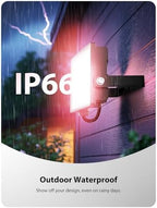 Onforu RGBW LED Flood Light 800W Equivalent, 100W Color Changing Floodlight with 44 Keys Remote, 2700K Warm White IP66 Waterproof Spot Lights Outdoor, Uplights for Stage, Party, 6 Pack - Image 6