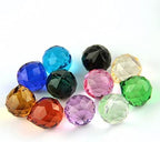 Queenbox 10pcs 30mm Crystal Suncatcher Prism Ball Rainbow Hanging Pendants Maker with Hole for Chandelier Feng Shui Window, Dark Green - Image 4