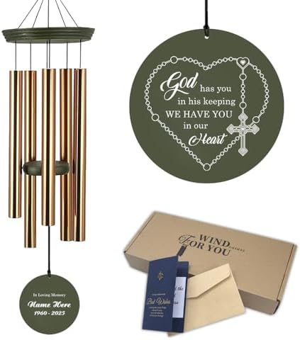 Personalized Mourn Wind Chimes for Loss of Loved Ones by ExtrabilyOfficial