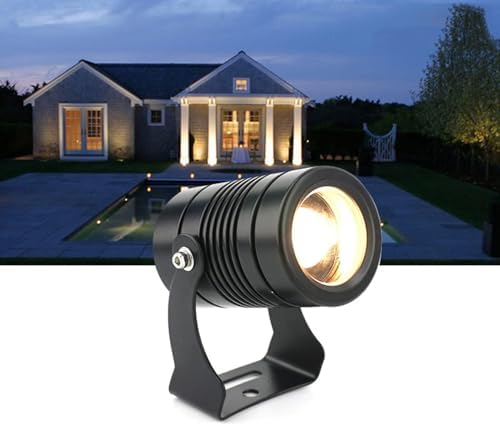 3W LED Beam Spotlight, Led Spot Lights, AC85-265V LED Beam Light, Outdoor Building Exterior Wall Projector Lights, IP67 Waterproof Narrow Beam Spot Light(Warm White Light) - Image 3