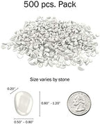 Pure Garden Glow-in-The-Dark Solar Pebble Lights, 500 Ct Blue Decorative Rocks for Flower Beds, Walkways, and Patios - Image 2