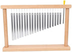Haofy Tabletop Wind Chime 20 Aluminum Tubes, 39cm Wood Base by Haofy