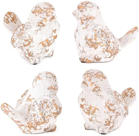 Sungmor Cement Garden Bird Statue Animal Figurine Indoor Outdoor Decor - Image 5