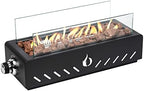 18" Propane Gas Fire Pit Side-Mounted, Portable Tabletop Fireplace, FP026 by ONLYFIREOUTDOORLIVING
