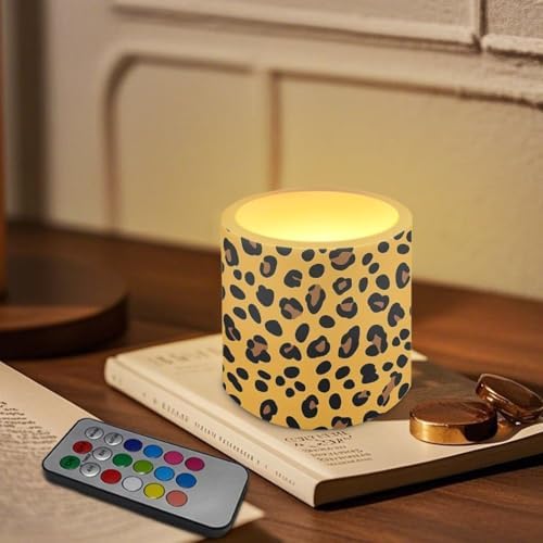 Tiger Flameless Candles Flickering Battery Operated 4 Pack Realistic LED Candles with Timer 12-Key Remote Control Decorative Lighting for Gardens Backyards Balconies 3" Dia - Image 3