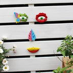 Whimsical Tree Face Garden Decor Set, Resin Tree Hugger Ornament, Outdoor Yard Patio Wall Art Decoration - Image 4