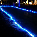 DINGFU 50ft 360 LED Waterproof Rope Lights, 110V Connectable Indoor Outdoor Blue Rope Lights for Outside, Deck, Patio, Pool, Camping, Bedroom Decor, Landscape Lighting and More (Blue) - Image 5