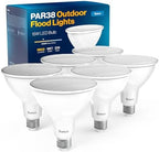 Sunco 6 Pack PAR38 LED Flood Light Bulb, 15W=150W, Dimmable, Waterproof by SuncoLighting
