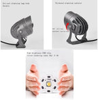 Narrow Beam Spotlight - Rotation Spotlight, 220V IP65 Waterproof Flood Light, 10W Long Distance Wall Washer Spot Light, Outdoor Architectural Lawn LED Landscape Lamp(Red) - Image 4
