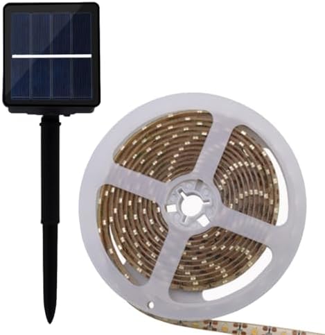 Solar LED String Lights Outdoor, Warm White 3500k, Solar Powered Garden Strip Lighting for Patio, Yard, Wedding and Party Decoration - Image 3