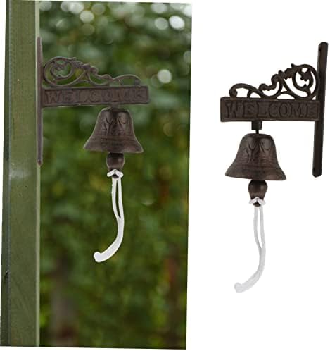 Retro Iron Door Bell for Home, Wall Hanging Coffee Shop Decor - Image 4