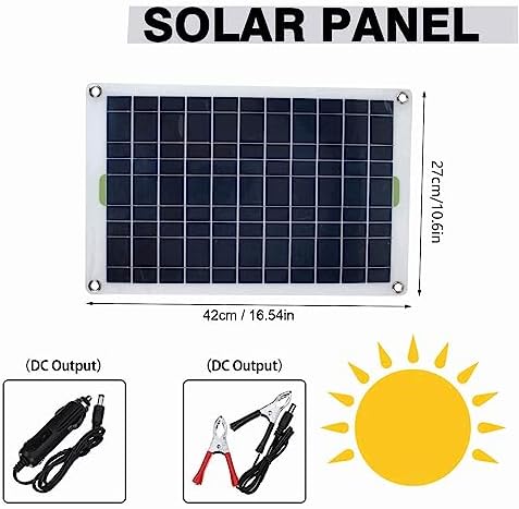 800L h High Efficiency Solar Kit with 12V Power, Sturdy Solar Fountain Pump, for Garden Pond Fountain - Image 3