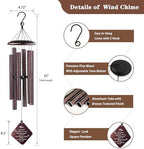 Sympathy Gifts for Loss of Mom, 32" Memorial Wind Chimes for Loss of Mother, Windchimes, Condolence Bereavement Gifts in Memory of Mom (Bronze) - Image 6