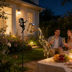 Solar Garden Lights, Fairy Watering Can String Lights Outdoor Waterproof, Decorative Solar Path Lights for Patio, Yard, Lawn, Garden Decor - Image 2