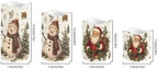 Santa Snowman Flameless Battery Operated Lamp with Remote - Image 2
