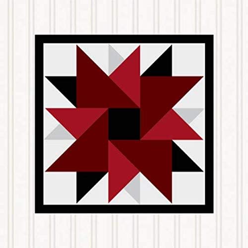 Sign Stuff, Inc. BQ012-02 Barn Quilt - 6 SIZES - Bright Colors - Head-Turning Curb Appeal - Premium Quality Lasts For Years & Years (46" x 46" 1 sided) Shipped in 4-23" Pieces by SignStuffInc