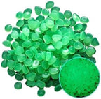 Luminous Glow-in-the-Dark Garden Stones - 100/200/300pcs Decorative Pebbles for Fish Tanks and Landscapes(Blue,100pcs) - Image 2