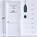 Woodstock Wind Chimes Heroic Windbell Wind Chimes for Outside, 40" Green Large Windchime for Outdoor Garden, Patio, Porch Wind Bell, Deep Tone Sound - Image 3