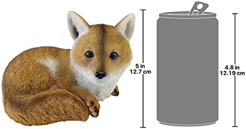 Design Toscano Diablo the Baby Red Fox Statue - Image 4