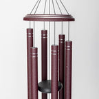 Arabesque by Wind River - 36 inch Garnet Wind Chime for Patio, Backyard, Garden, and Outdoor décor (Aluminum Chime) Made in the USA - Image 6