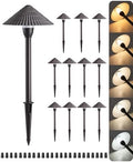 EDISHINE Low Voltage Landscape Lights, 5CCT Outdoor Walkway Lights 12 Pack by EDISHINE