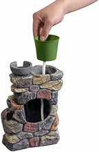 Haobos Indoor Fountain 4-Bowl Rockery Soothing Sound Tabletop Fountains Home/Office Decor Gift for Mom,Mother Day Present with A Small Plastic Pot to Grow Plant/Hebs By Yourself (Automatic Watering) - Image 6
