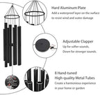 Personalized Wind Chimes, Memorial Gifts, Cardinal Wind Chime for Loss of Loved Dad/Mom, in Memory of Husband/Wife, 36inch Deep Tone Wind Chimes for Condolences - Image 3