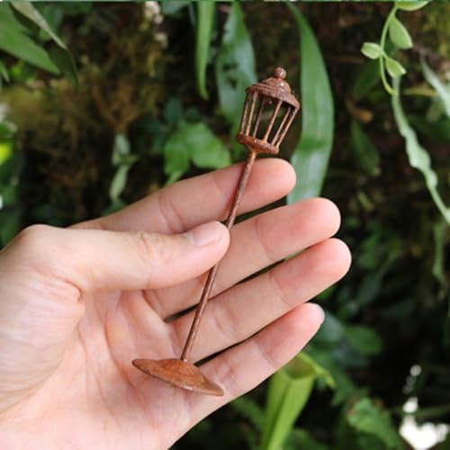 Generic Miniature Garden Metal Gate Items Figurines Fairy Garden Miniatures Miniature Patio Furniture Accessories Christmas Decorations (53) - Image 4