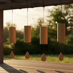 Melody Chimes 4pc Bamboo Wind Chimes Set – Outdoor and Indoor Sound Therapy Tools for Meditation, Hiking, and Sound Baths - Elements Air, Fire, Earth, Water - Sound Healing and Biofield Harmonization - Image 5