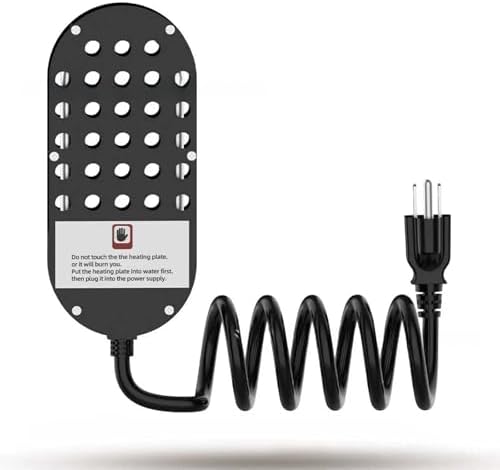 Bird Bath Heater, 250W Bird Bath Heater for Outdoor in Winter, Birdbath Water Heater Thermostatically Controlled Heated Bird Bath for Outdoor Yard Bird Bath Deicer, for Bird Chicken Livestock. ﻿ - Image 2