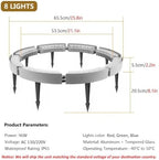 60-96W LED Ring Tree Light, Outdoor Landscape Spotlight - Image 2