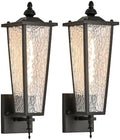 2-Pack Outdoor Wall Light,Black Exterior Waterproof Lantern by BIEOCUR