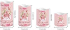 Dear Mom Flameless Light Candles with Remote Timer Battery Operated Candles Color Changing Fake Pillar Candles Tea Lights Home Mothers Day Decorations - Image 2