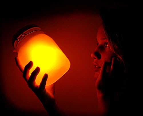 Suck UK - Sun Jar Solar Light Garden Lights Solar Powered Waterproof Rechargeable Lights Indoor & LED Mason Jar Party Gardening Gifts Or Garden Gifts Outdoor Yellow - Image 4