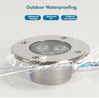 Submersible Led Lights 3W IP68 Stainless Steel, 12v/ 24v Recessed Underwater Spotlight (Natural,24v) - Image 5