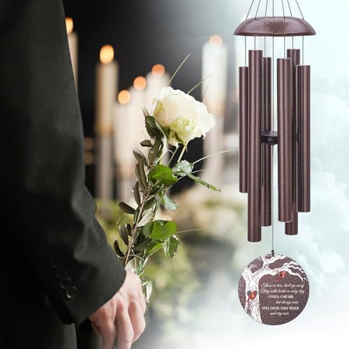 Personalized Sympathy Wind Chime, Cardinal's Wind Chimes, Wind Chimes for Loss of Loved One, Sympathy Gift Loss of Mom, Dad or Loved One - Image 6