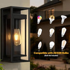 15" Outdoor Wall Lights 2 Pack Large Exterior Lighting Fixtures - Image 4