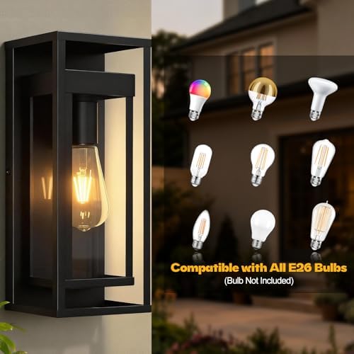 15" Outdoor Wall Lights 2 Pack Large Exterior Lighting Fixtures - Image 4