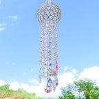 22.5inch Crystal Suncatchers for Window Hanging Wind Chime Garden Sun Catchers with Crystals Rainbow Maker Indoor Outdoor Decor Handmade Ornament(Medium) - Image 3