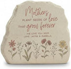 Personalization Universe Love Blooms Here Personalized Garden Stone, Custom for Grandma, Engraved Grandmas Garden Decor, Decorative Yard Stepping Stone - Image 3