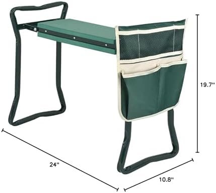 Multifunctional Garden Kneeler & Seat - Heavy Duty Folding Kneeling Bench with Handles, Ideal for Gardening and Sitting - Perfect Garden Stool for Seniors Women - Image 2