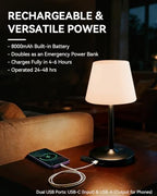 SAIWEYA Outdoor Waterproof Shower Lamp, 8000mAh Rechargeable Bathroom Lamp - Image 5