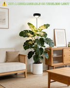 yadoker Plant Grow Light, LED Growing Light Full Spectrum for Indoor Plants,Black Magnifying Glass Plant Lights,Height Adjustable, Automatic Timer, 5V Low Safe Voltage,Idea for Large - Image 6